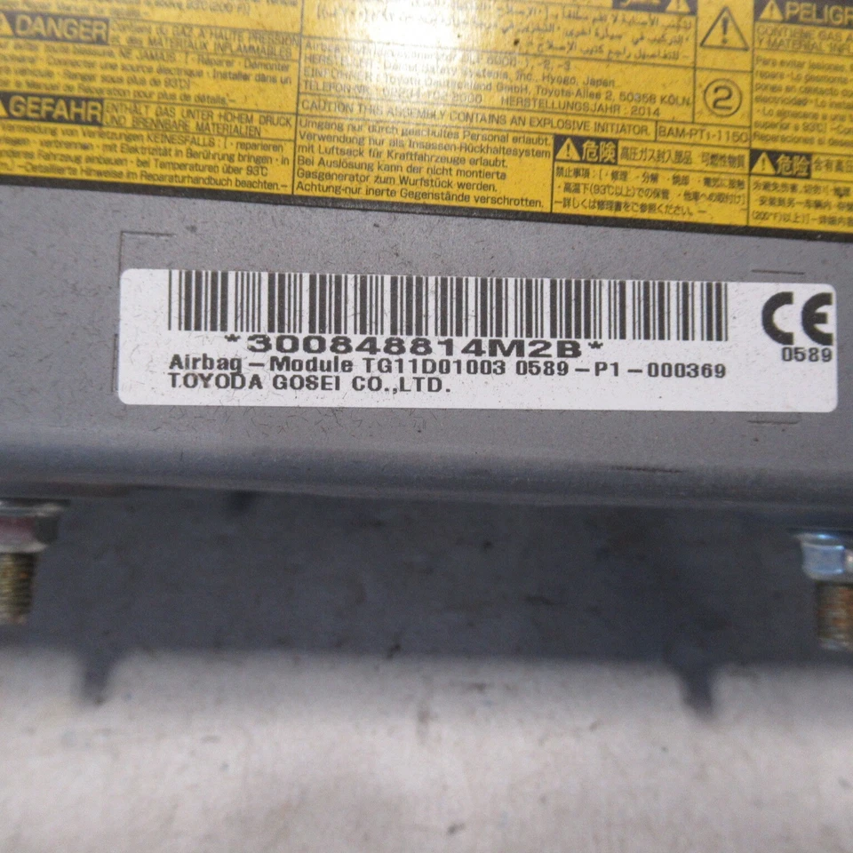 Airbag de rodilla para pasajeros Lexus IS250 2014 2015 bolsa de aire OEM Foto 3 de 4