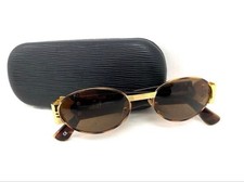 Gianni Versace Sunglasses MOD.S72 COL.31 Medusa Brown Gold Men's Authentic