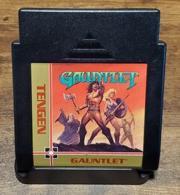 Gauntlet Nintendo NES Black Cart w/ Sleeve Tengen Retro Gaming - Maze / Puzzle