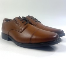 Clarks Mens Tilden Cap Lace up Dress Oxfords Tan Size 8.5  display picture 2