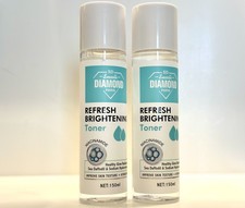 2 x Smooth diamond Cleanser, Paris Refresh Brightening Toner