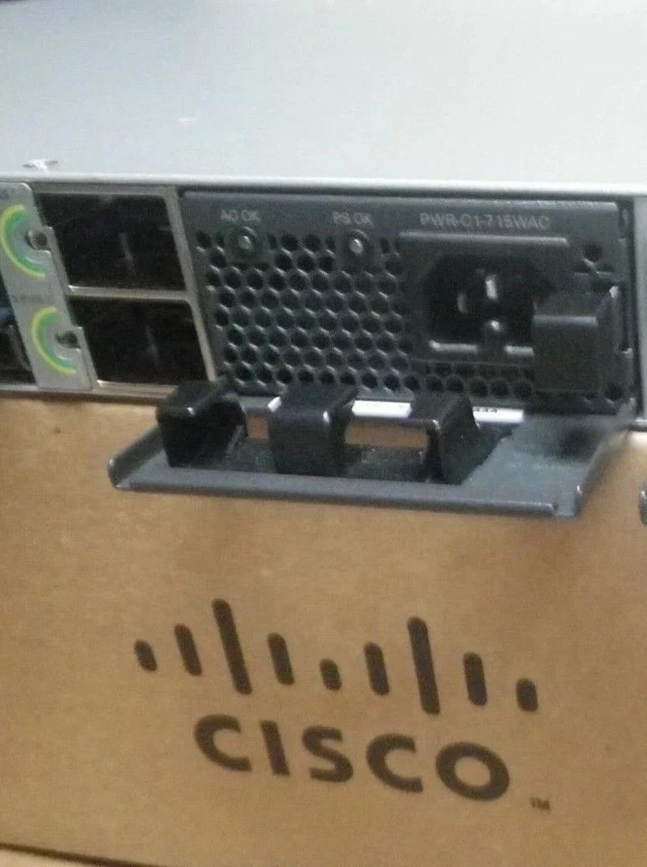 New Cisco WS-C3850-48T-L Switch PWR-C1-350WAC NM-4-1G 1-YR Warranty! - Image 4 of 4