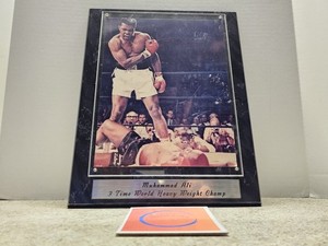 Muhammad Ali 3 Time World Heavy Weight Champ 8x10 Photo Plaque