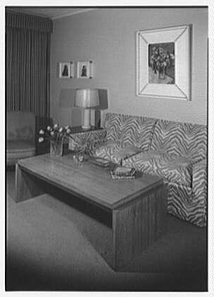 John Ebstein, residence in Forest Hills, Long Island, New York. Coffee table I