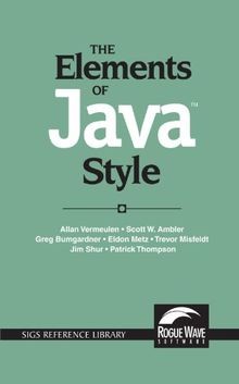 The Elements of Java- Style (Advances in Object Technolo... | Buch | Zustand gut