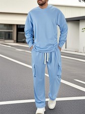 Mens Sweatsuits 2 Piece Sport Tracksuit Jogger Sweat Suits Jogging Outfits