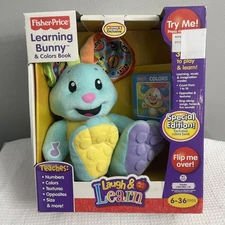 2009 Fisher Price NEW Laugh & Learn Bunny Rabbit Talking Plush VG- Exclusive NIB