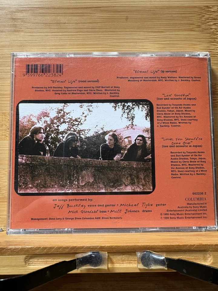 Jeff Buckley: Eternal Life CD Single 1995 With Bonus Tracks - VGUC - Preowned - Image 2 of 4
