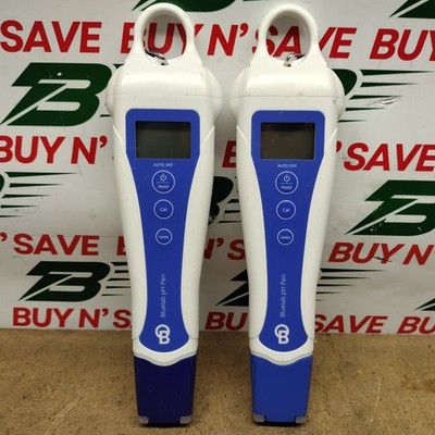 Lot of 2 - Bluelab pH Pen - Digital PH Reader PENPH  - Powers On - USED