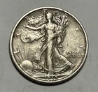 1918 S WALKING LIBERTY HALF DOLLAR XF+
