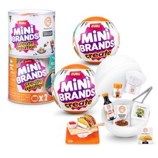 Create MasterChef Series 2 by ZURU 2 Pack Real Mini Dishes with Ingredien...