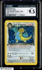 2000 Pokemon Team Rocket 1st Edition #5/82 Dark Dragonite CGC 9.5 MINT+