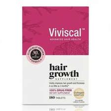 Viviscal Hair Growth Supplements Women 180 Tablets 90 Day Biotin Marine Collagen