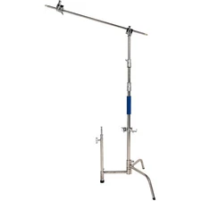 Savage Stainless Steel C-Stand with Grip Arm and Turtle Base Kit, 9.5'