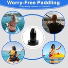 4Pcs 1/2 Inch Kayak Drain Plug, Push-in Premium Rubber Scupper Plugs for Pelican