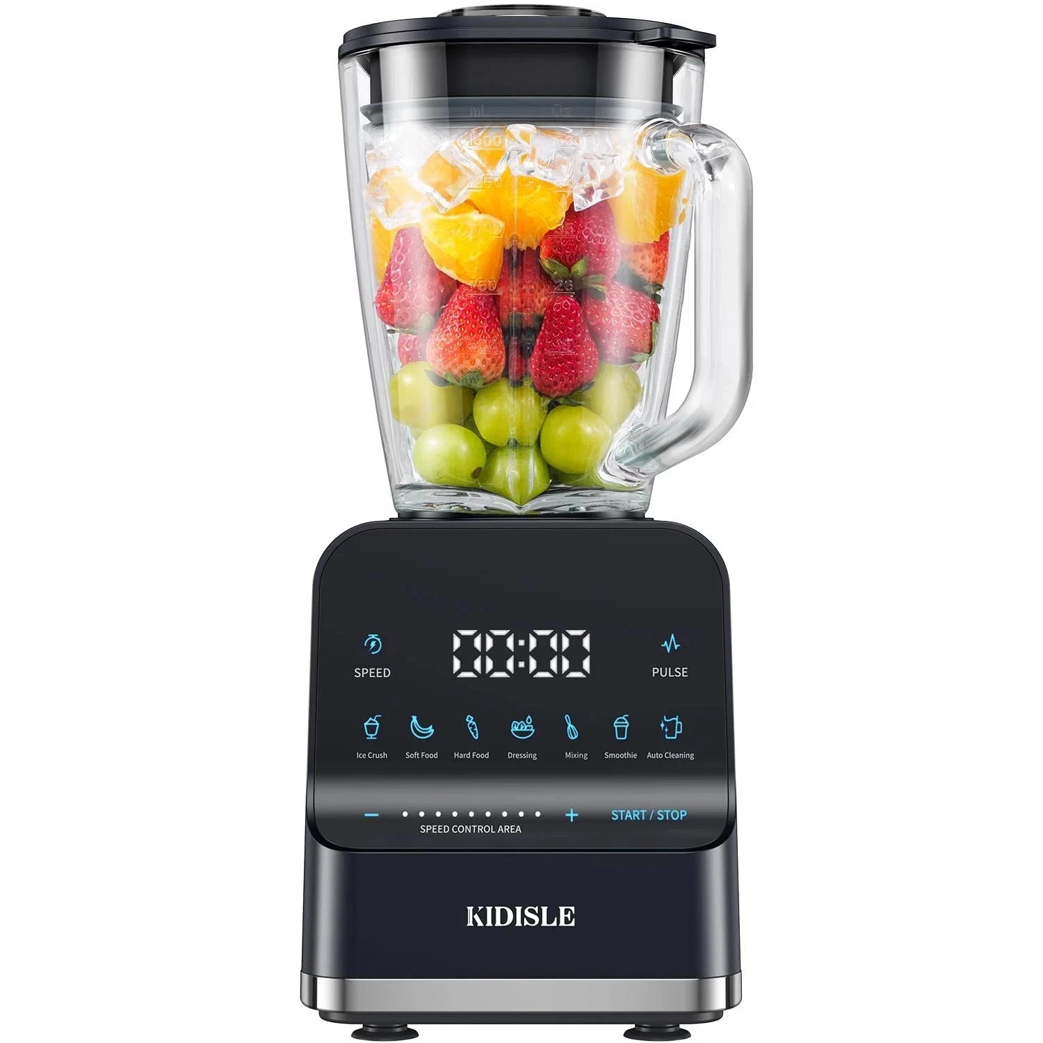 Professional Smoothie Blender for Shakes, 52oz Glass Jar, Ice Crush, Puree, 9-Sp
Opens in a new wind
