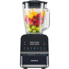 Professional Smoothie Blender for Shakes, 52oz Glass Jar, Ice Crush, Puree, 9-Sp