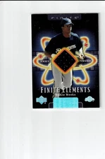 2003 Upper Deck Finite #FE-RW Rickie Weeks Elements Game Jersey