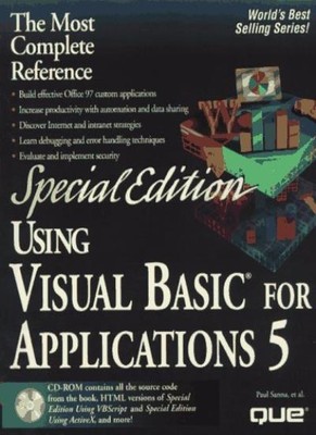 Using Visual Basic for Applications 5,Paul J. Sanna