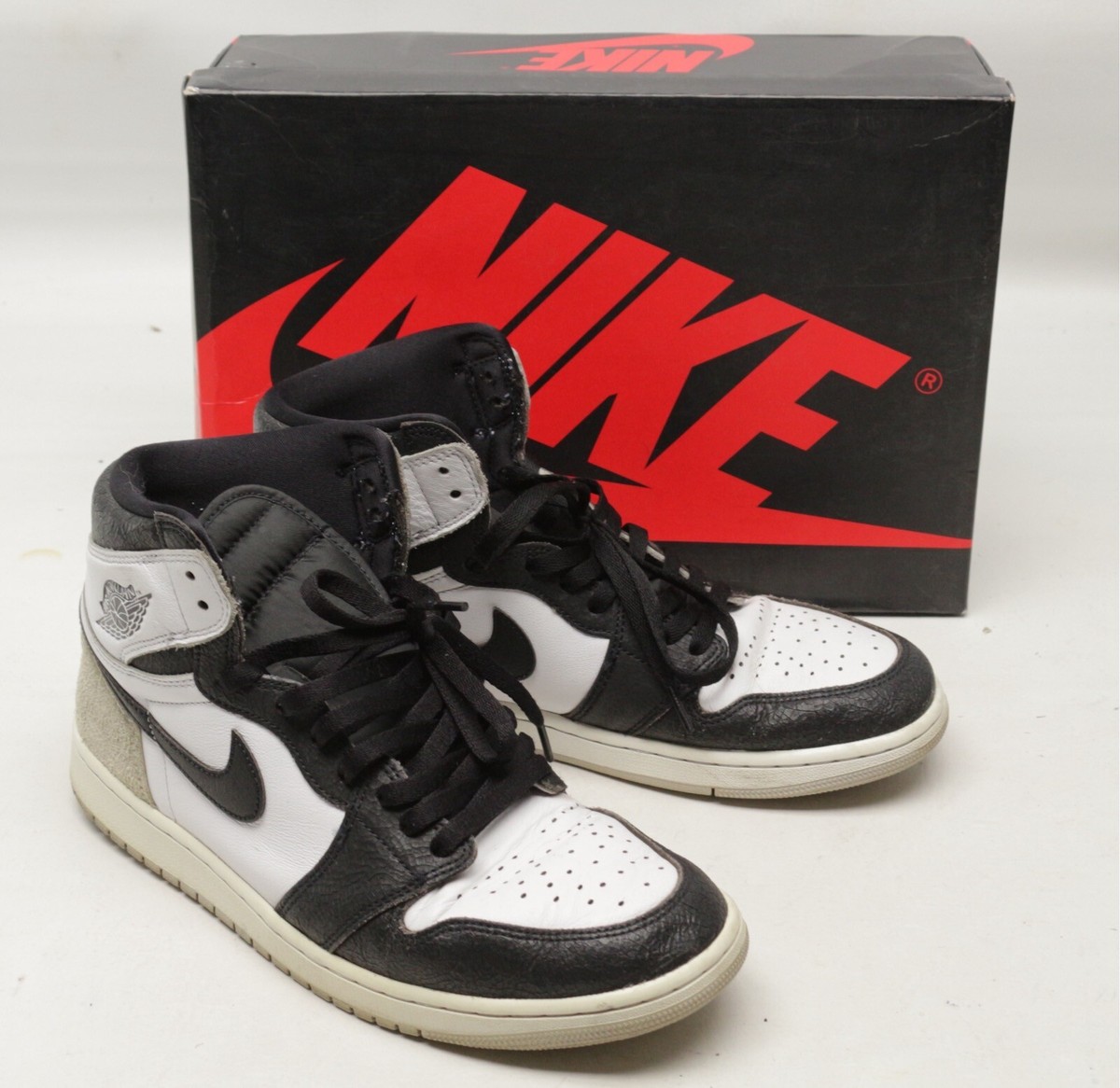 Nike Air Jordan Retro High OG Stage Haze Black White Gray 555088