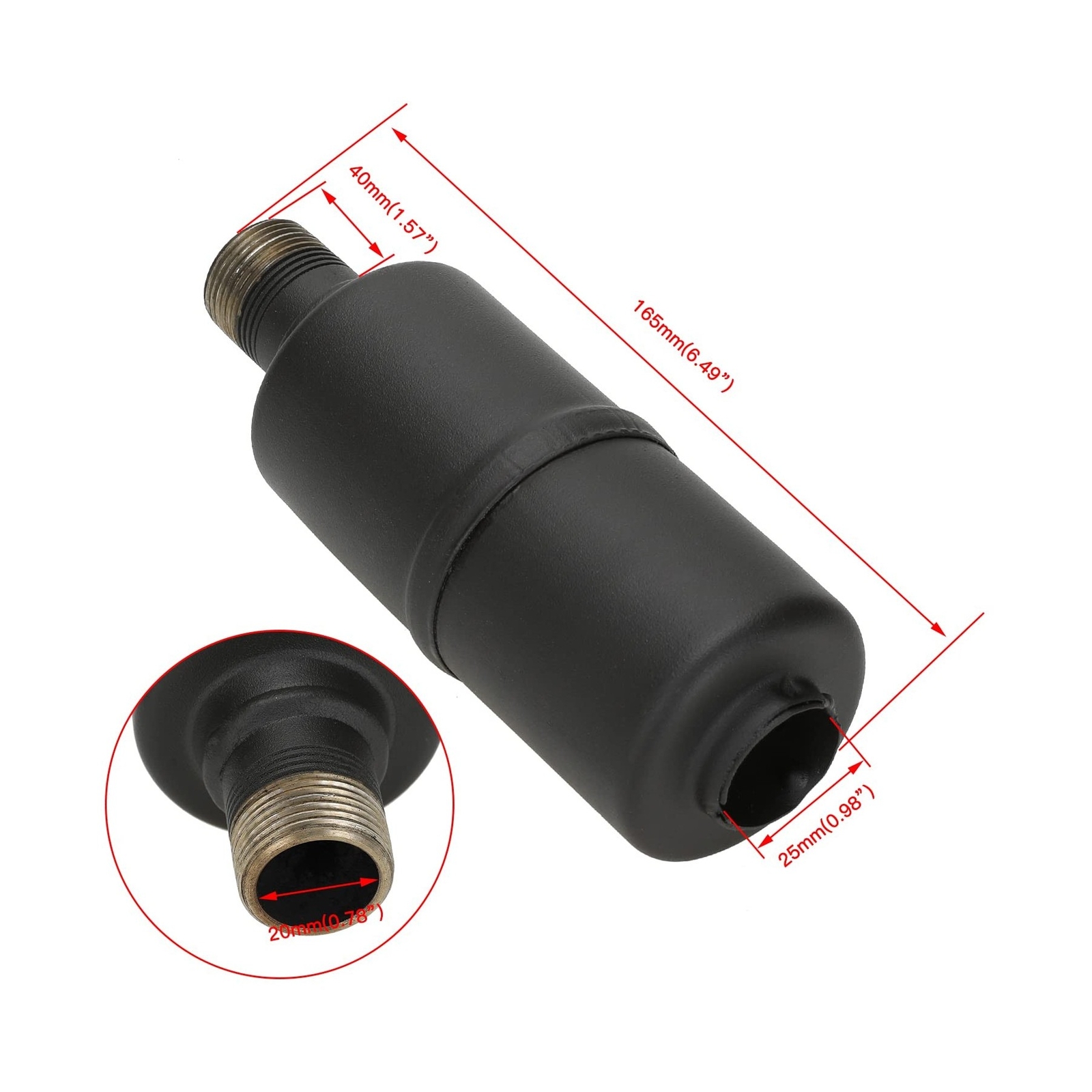 YOXUFA Upgraded Exhaust Header Pipe Muffler for Predator 212cc 196cc 224cc 6....