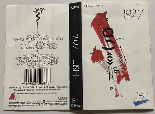 1927 ISH ( …ISH) Music Cassette Tape 255968-4 wea Records 1988 Original - Picture 13 of 24