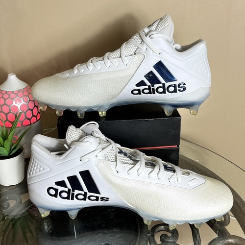 Adidas SM Freak Mid Football Lacrosse Cleats White FX1310 Mens Size 12 - Picture 3 of 9