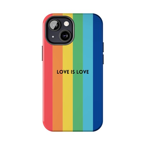 LOVE IS LOVE Colorful Love, Pride Tough Phone Case - Picture 43 of 97