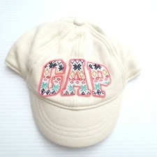 Baby GAP Logo Khaki Cream Hat Cap - XS/S - NWT