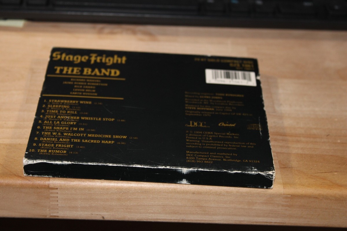 THE BAND Stage Fright (24K GOLD DCC CD Oct-1990) MINT CUTOUT | eBay
