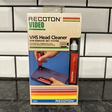 Vintage Recoton VHS Head Cleaner SEALED