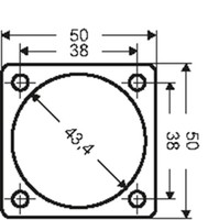 As-Schwabe 45084 | Schutzkontakt-Einbaudose, Grau