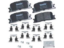 For 2002-2006 Toyota Camry Brake Pad Set Rear Bendix 75664PSMJ 2003 2004 2005