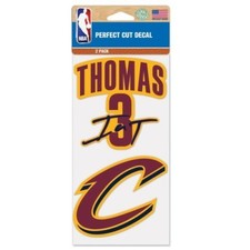 ISAIAH THOMAS CLEVELAND CAVALIERS 2 PIECE PERFECT CUT DECAL SHEET 4