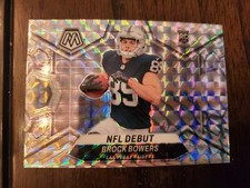 2024 Panini Mosaic - NFL Debut Mosaic Prizm #286 Brock Bowers (RC)