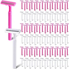 Lasnten 400 Pcs Disposable Razors Bulk Individually Wrapped Twin Blade Razors...