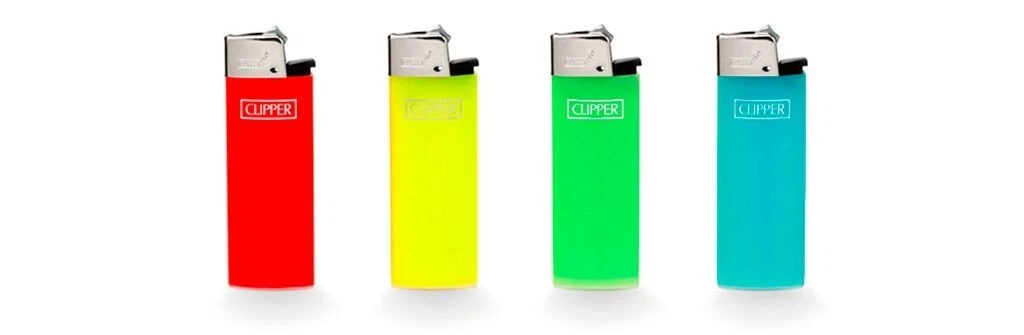Clipper super lighter Brio large translucent  set of five  great lighters - Picture 1 of 2