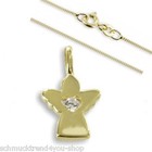 Schutzengel & Goldkette Kette 45 cm Gold 333 Engel Schmuck Echt Goldschmuck Neu