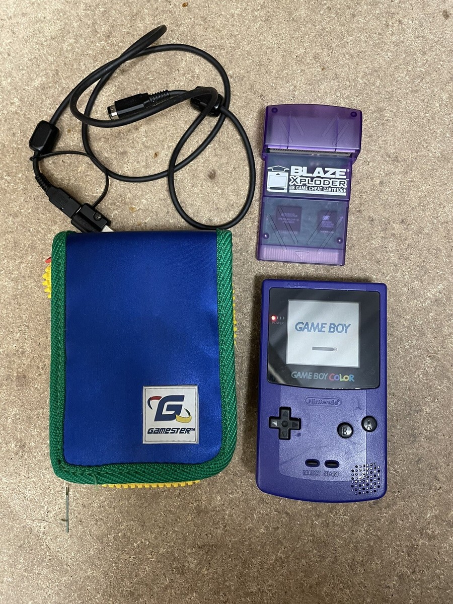 Nintendo Game Boy Color Purple Blaze Xploder Cheat Cartridge