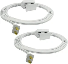 CP (2-Pack) 9ft 16/2 SPT-2, 3-Outlet  Indoor Extension Cord White, CP10032X2