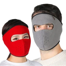 Winter Windproof Fleece Ski Mask Balaclava Face Mask with Earflap for Men Women