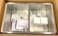 Phylrich AST3019DB Asteri Double-Bowl Undermount Kitchen Sink in STAINLESS STEEL