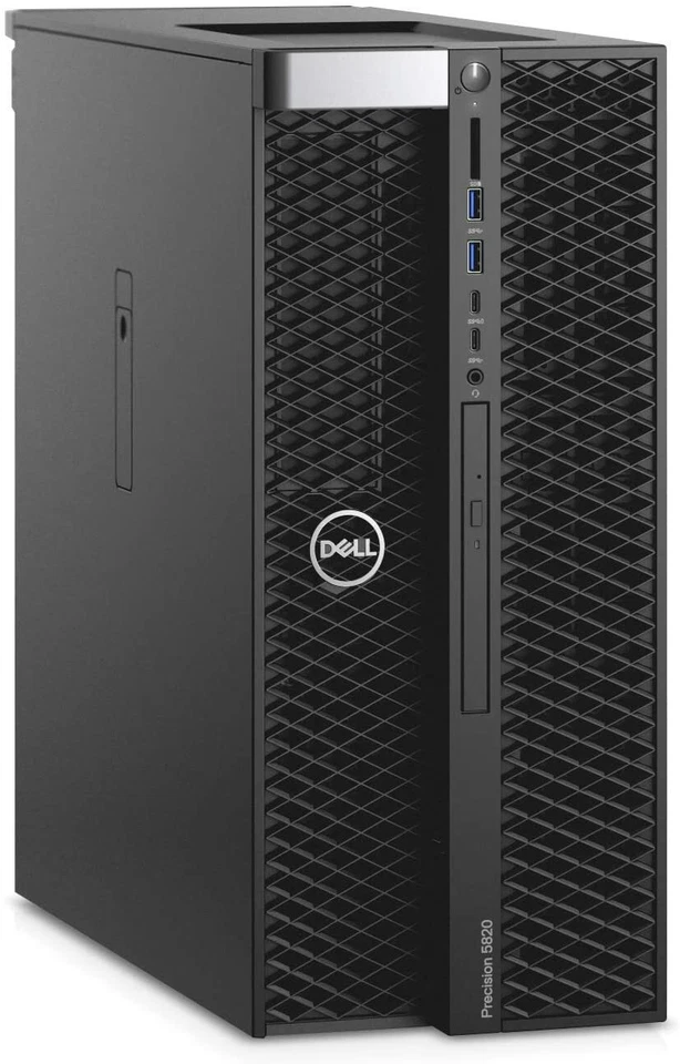 DELL Precision T5820 512GB SSD 16GB RAM Tower Workstation - Black - Image 3 of 4