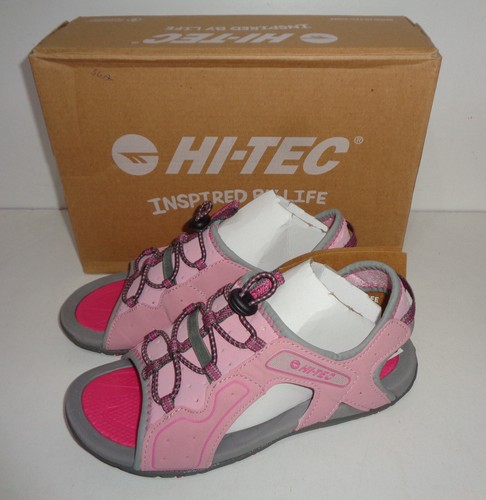 Sandali estivi Hi-Tec nuovi da ragazza comodi casual scarpe junior prezzo consigliato £ 45 Regno Unito taglia 4 - Foto 7 di 7