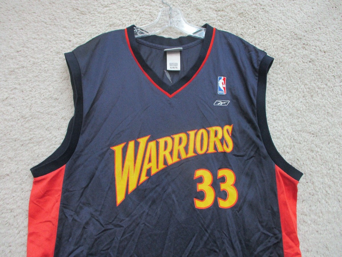 VINTAGE Reebok Golden State Warriors Jersey Extra Large Blue