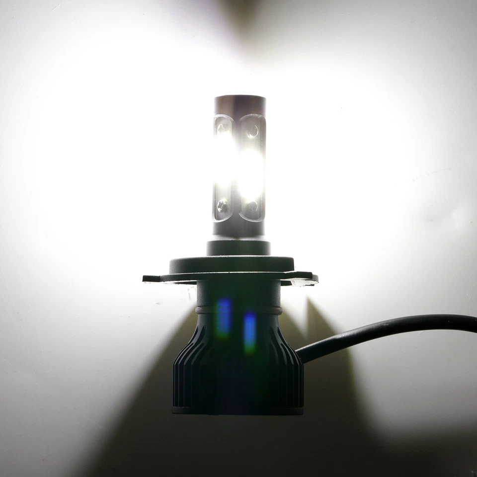 For Hyundai Accent 2000-2017 H4 9003 LED Headlight Hi/Low Beam Bulbs Super White - Image 2 of 4