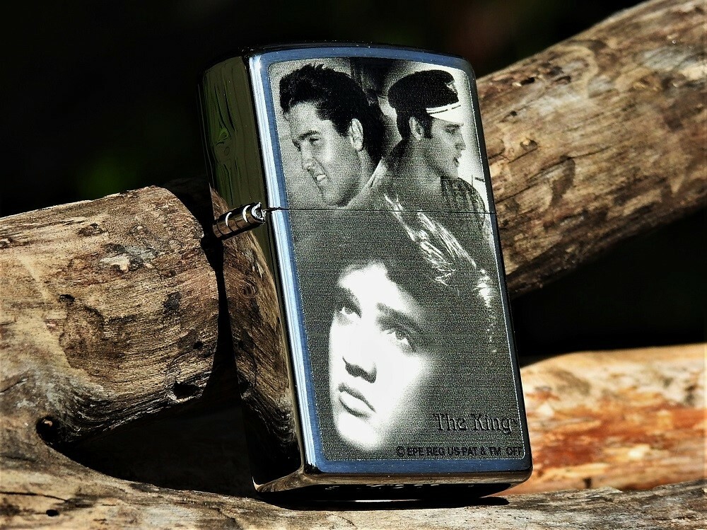 Zippo Lighter - Elvis Presley - Collage - European Release - Rare - Limited