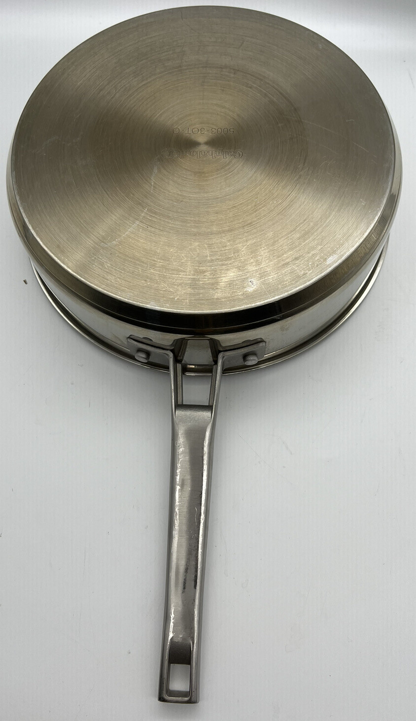 Calphalon Tri-ply Stainless Steel 5003 3 QT Saute Pan Deep Skillet 3-Ply w/Lid