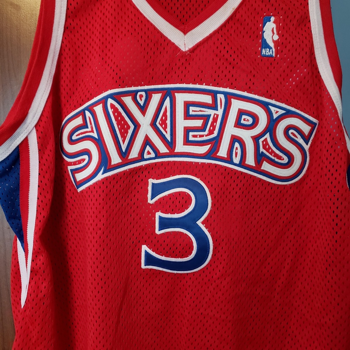 NBAチャンピオン90sシクサーズアイバーソンユニフォームXXL★N24188 NBAチャンピオン90sシクサーズアイバーソンユニフォームXXL