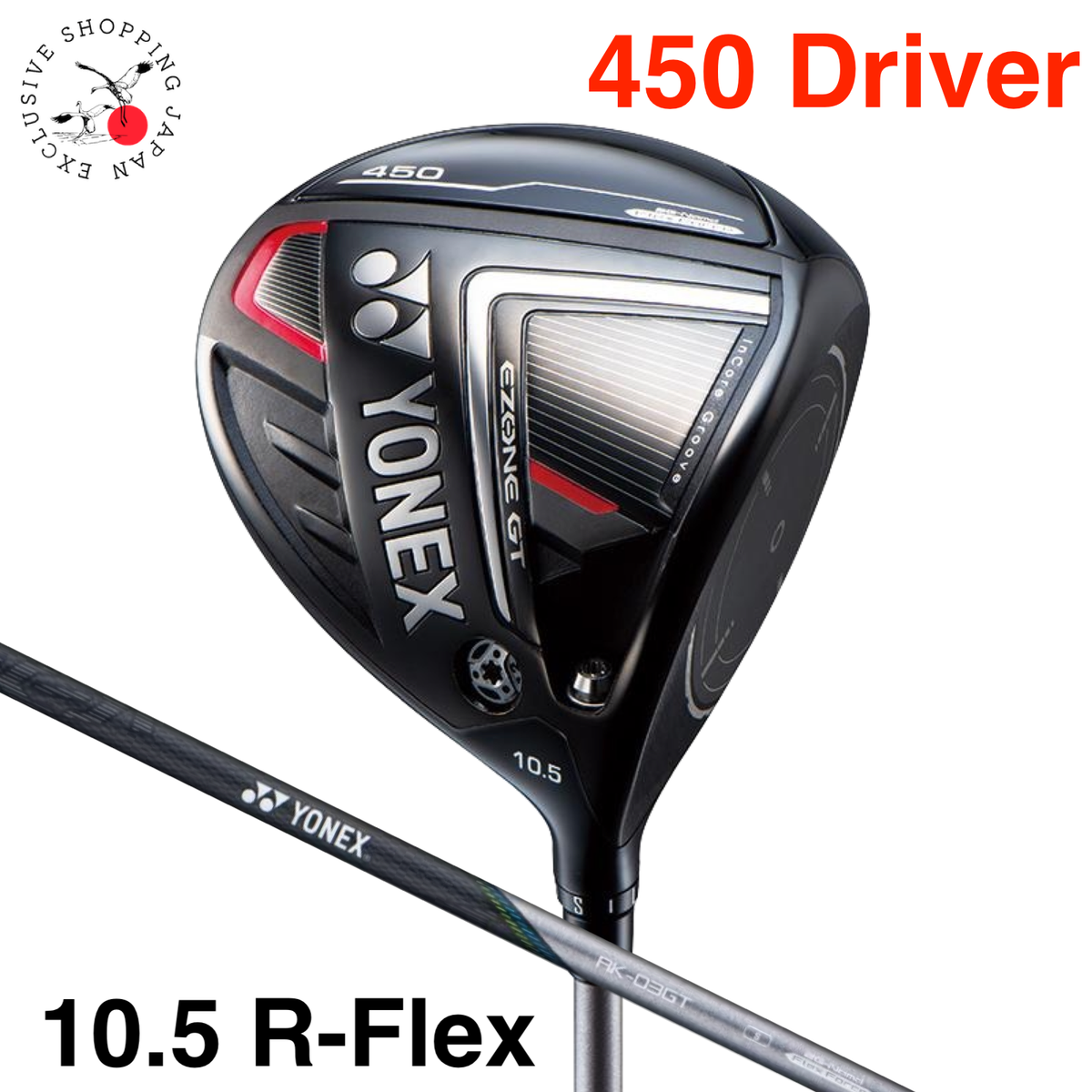 YONEX EZONE GT Driver Type 450 Loft 10.5 R Flex RK-03GT Graphite